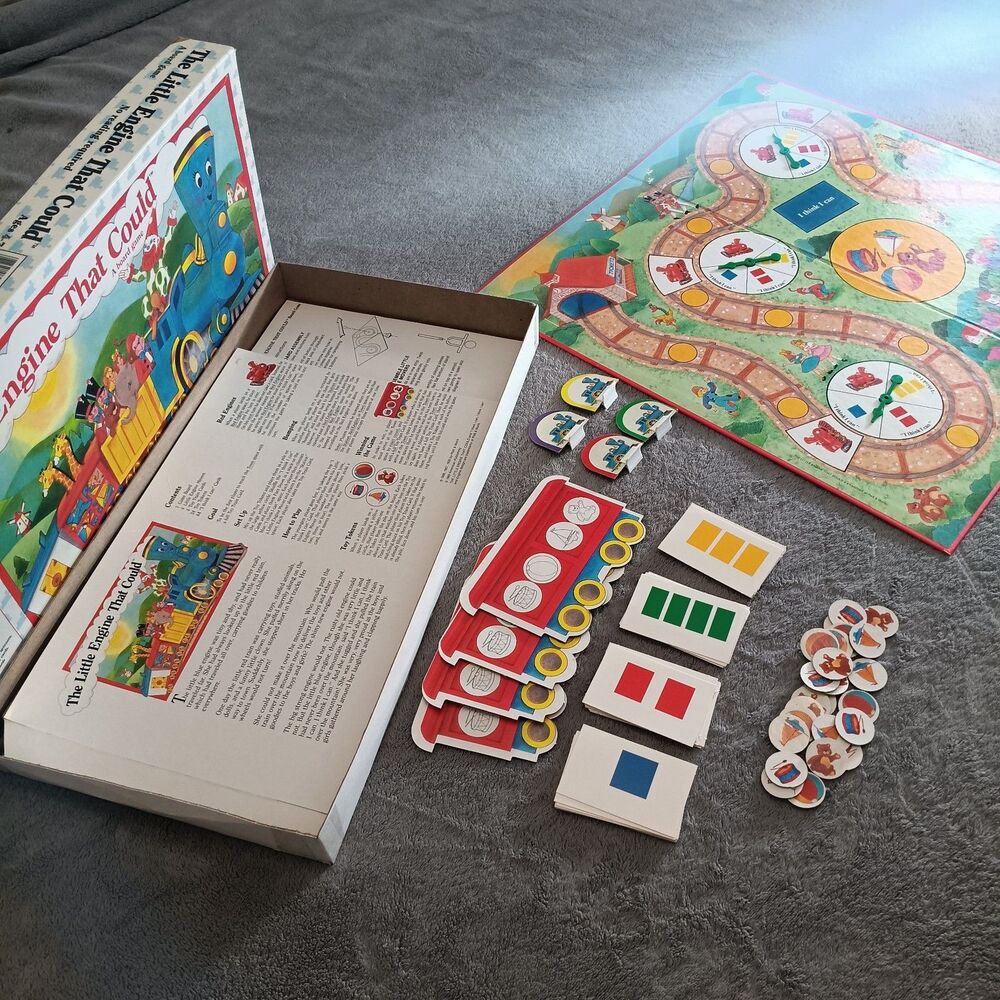 Vintage 1989 The Little Engine That Could Board Game Complete collectible N°8211